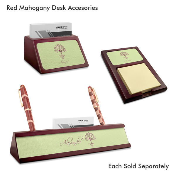 Yoga Tree Mahogany Desk Accessories