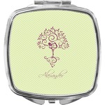 Yoga Tree Compact Makeup Mirror (Personalized)