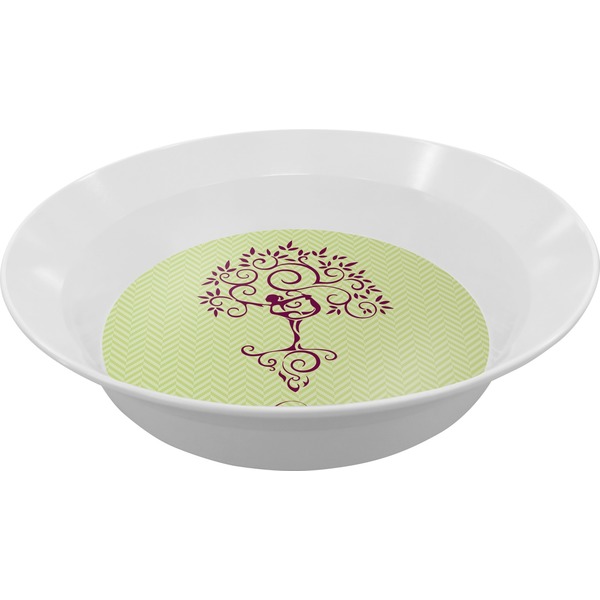 Custom Yoga Tree Melamine Bowl (Personalized)
