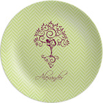Yoga Tree Melamine Plate (Personalized)