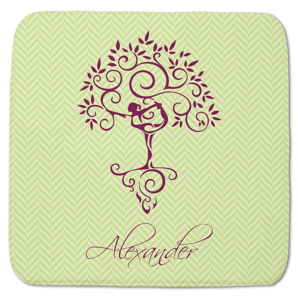 Custom Yoga Tree Memory Foam Bath Mat - 48"x48" (Personalized)