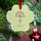 Yoga Tree Metal Paw Ornament - Lifestyle