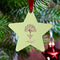 Yoga Tree Metal Star Ornament - Lifestyle