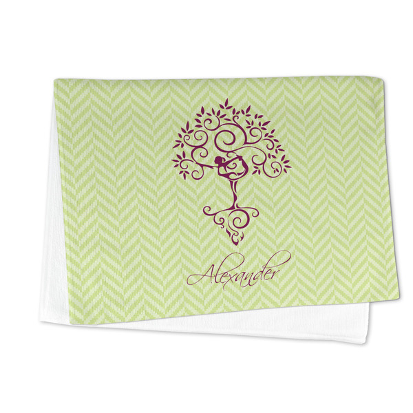 Yoga Tree Microfiber Dish Towel - FOLDED HALF