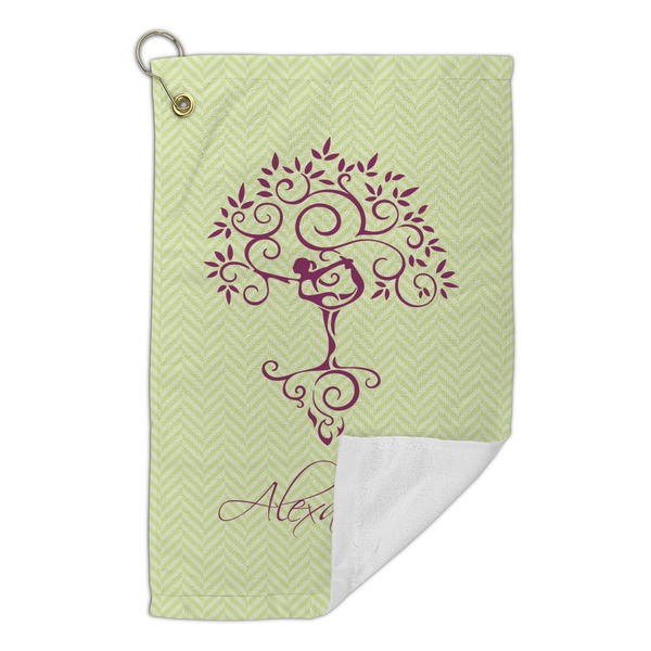 Yoga Tree Microfiber Golf Towels Small - FRONT FOLDED