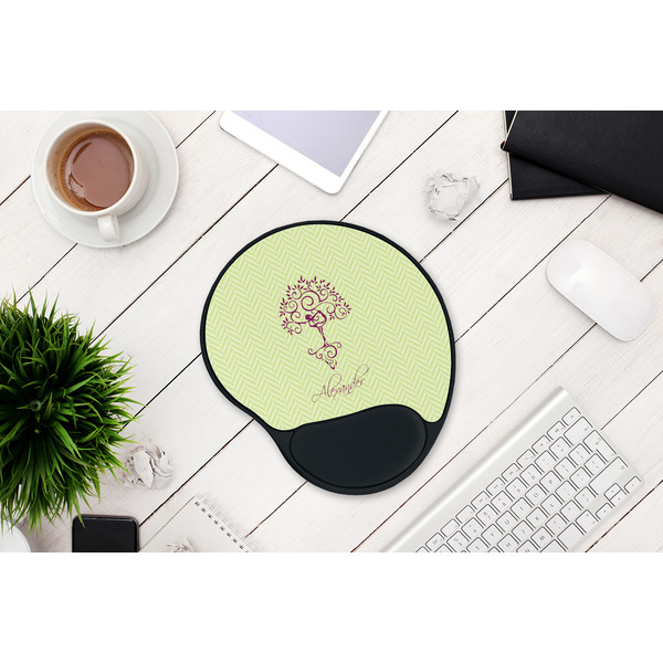 Yoga Tree Mouse Pad with Wrist Rest - LIFESYTLE 1