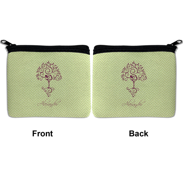 Yoga Tree Neoprene Coin Purse - Front & Back (APPROVAL)
