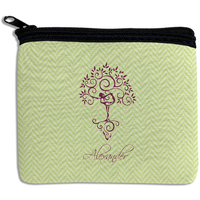 Yoga Tree Rectangular Coin Purse (Personalized)