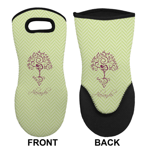Yoga Tree Neoprene Oven Mitt (Front & Back)