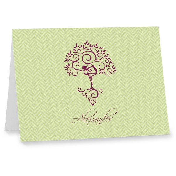 Custom Yoga Tree Note cards (Personalized)