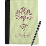 Yoga Tree Notebook Padfolio - Large w/ Name or Text