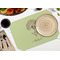 Yoga Tree Octagon Placemat - Single front (LIFESTYLE) Flatlay