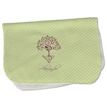Yoga Tree Burp Cloth - Fleece w/ Name or Text