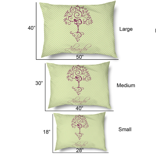 Yoga Tree Outdoor Dog Beds - SIZE CHART