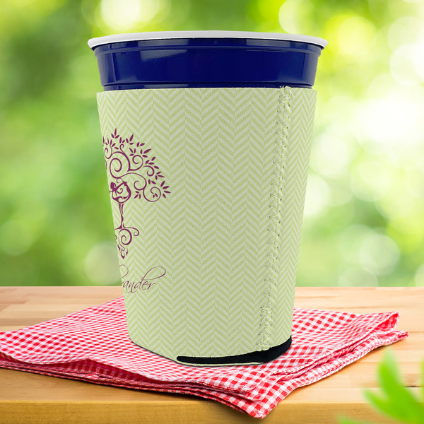 Yoga Tree Party Cup Sleeves - with bottom - Lifestyle