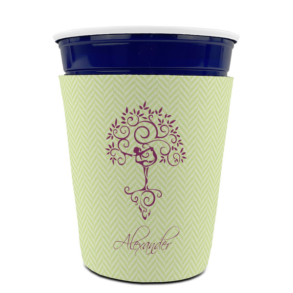 Yoga Tree Party Cup Sleeves - without bottom - FRONT (on cup)