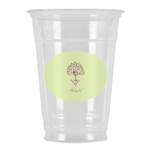 Custom Yoga Tree Party Cups - 16oz (Personalized)