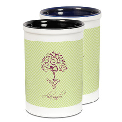 Yoga Tree Ceramic Pencil Holder - Large