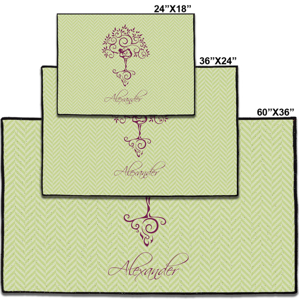 Yoga Tree Personalized Door Mat - Group Parent IMF