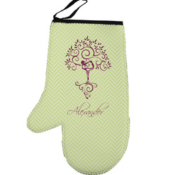 Yoga Tree Left Oven Mitt (Personalized)