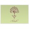 Yoga Tree Personalized Placemat (Back)