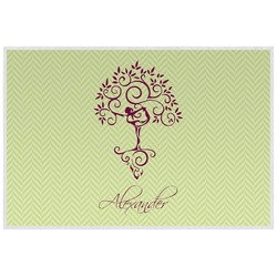 Yoga Tree Laminated Placemat w/ Name or Text