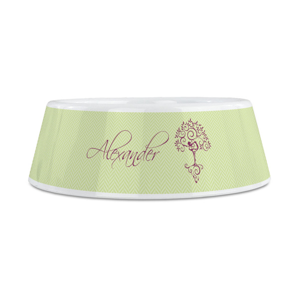 Yoga Tree Plastic Dog Bowls - Medium - FRONT