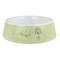 Yoga Tree Plastic Dog Bowl - Large (Personalized)