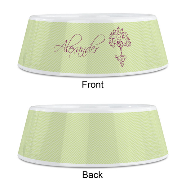 Yoga Tree Plastic Pet Bowls - Medium - APPROVAL