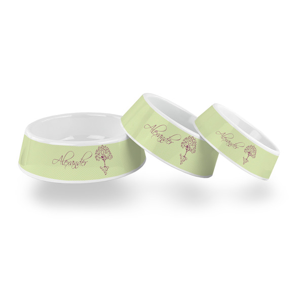 Yoga Tree Plastic Pet Bowls - PARENT MAIN