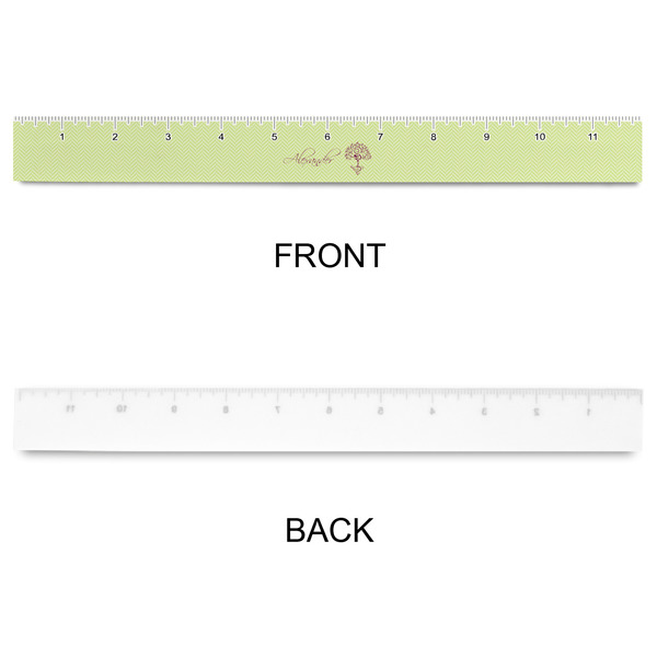 Yoga Tree Plastic Ruler - 12" - APPROVAL
