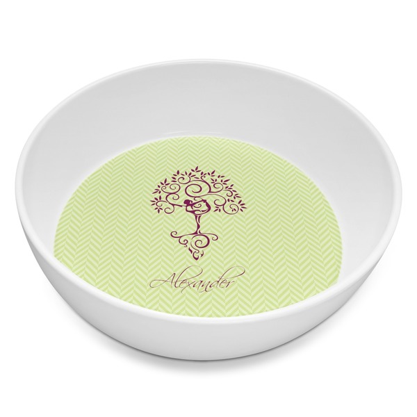 Custom Yoga Tree Melamine Bowl - 8 oz (Personalized)
