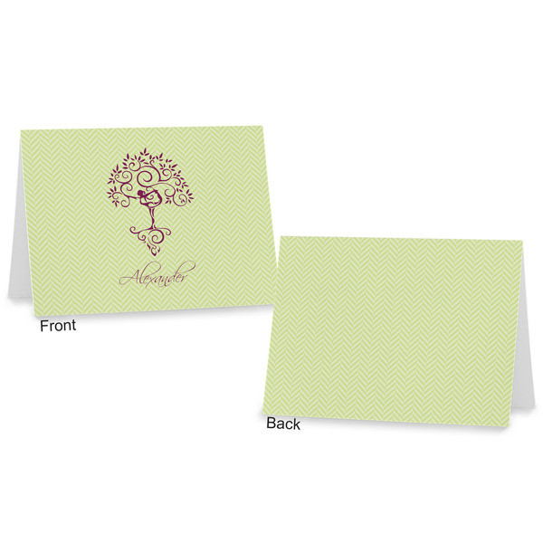 Yoga Tree Postcard - Front and Back