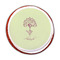 Yoga Tree Printed Icing Circle - Medium - On Cookie