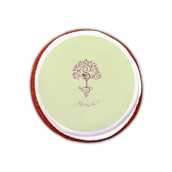 Yoga Tree Printed Icing Circle - XSmall - On Cookie