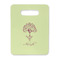 Yoga Tree Rectangle Trivet with Handle - FRONT