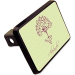 Yoga Tree Rectangular Trailer Hitch Cover - 2" (Personalized)