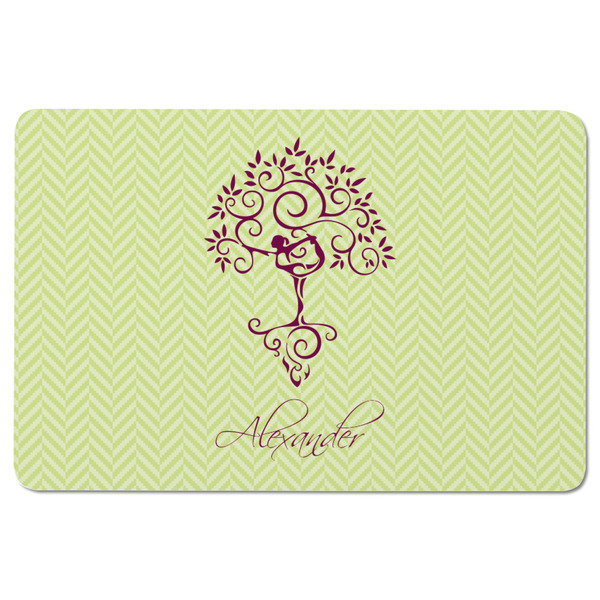 Yoga Tree Rectangular Fridge Magnet - FRONT