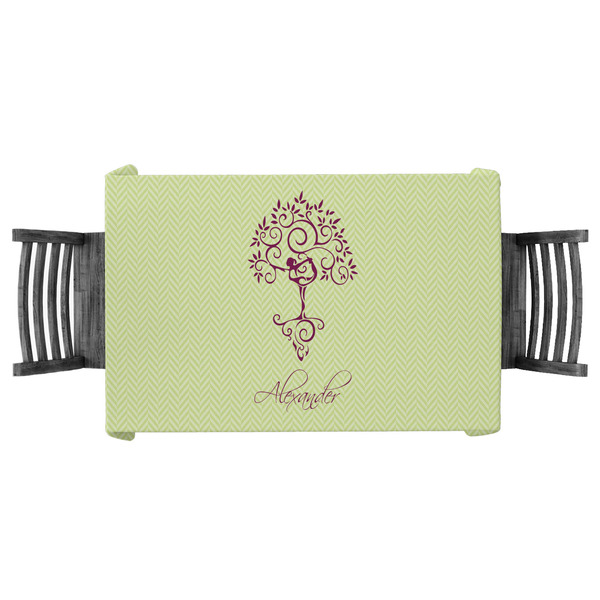 Custom Yoga Tree Tablecloth - 58"x58" (Personalized)