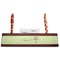 Yoga Tree Red Mahogany Nameplates with Business Card Holder - Straight