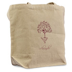 Yoga Tree Reusable Cotton Grocery Bag (Personalized)