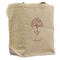 Yoga Tree Reusable Cotton Grocery Bag - Front View