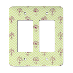 Yoga Tree Rocker Style Light Switch Cover - Two Switch