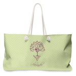 Yoga Tree Large Tote Bag with Rope Handles (Personalized)