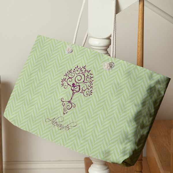 Yoga Tree Large Rope Tote - Life Style