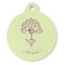 Yoga Tree Round Pet ID Tag - Large - Front