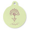 Yoga Tree Round Pet ID Tag (Personalized)