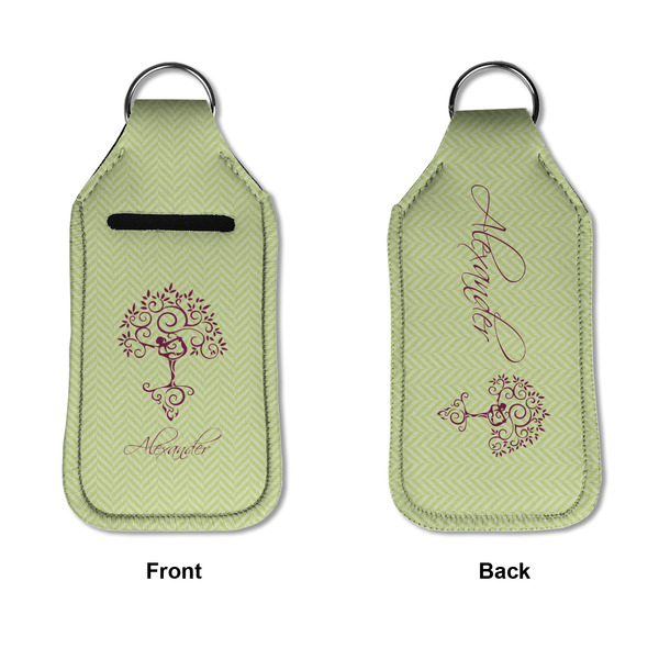 Yoga Tree Sanitizer Holder Keychain - Large APPROVAL (Flat)