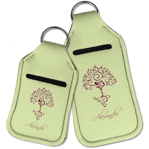 Yoga Tree Sanitizer Holder Keychain - Parent Main
