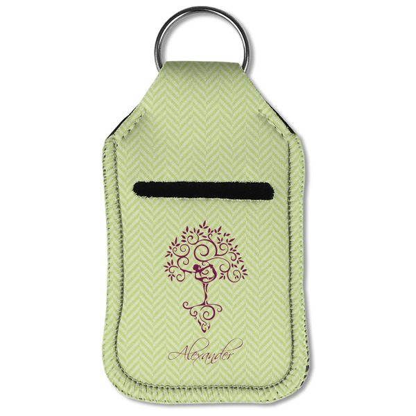 Yoga Tree Sanitizer Holder Keychain - Small (Front Flat)